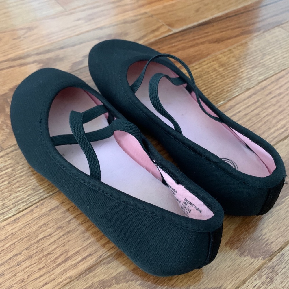 Wonder Nation Black Ballet Flats